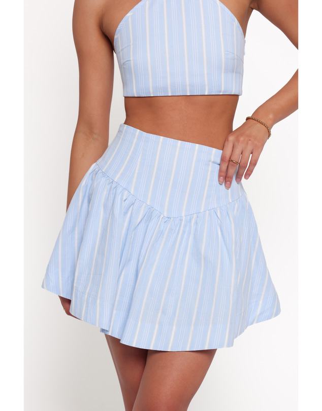 Petal & Pup - Jordyn Skirt Set - Blue Stripe