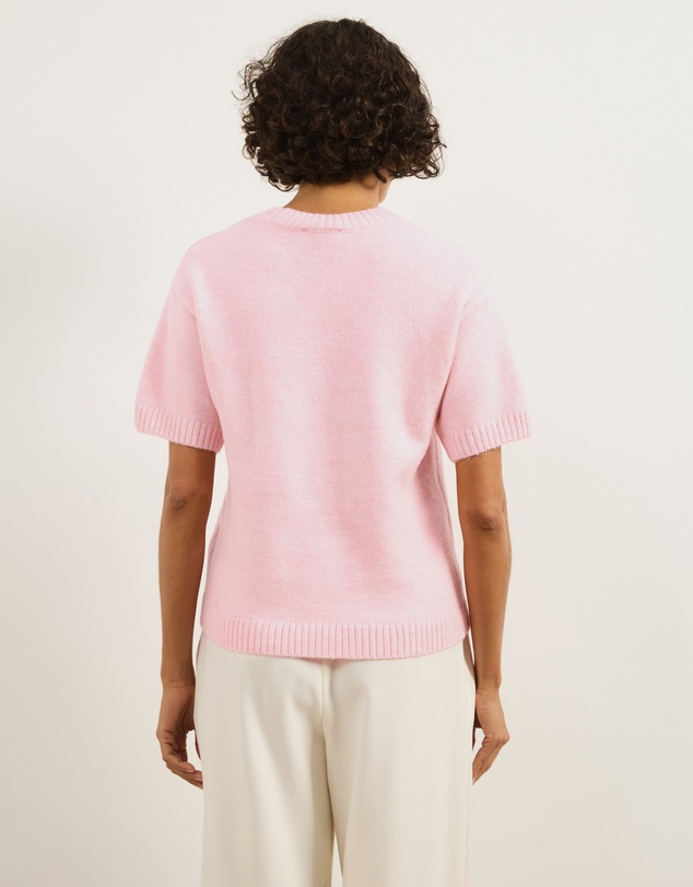 Atmos&Here - Ayla Knitted Boxy T-Shirt
