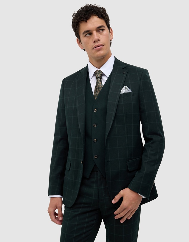 Politix - Baxter Windowpane Tailored Jacket