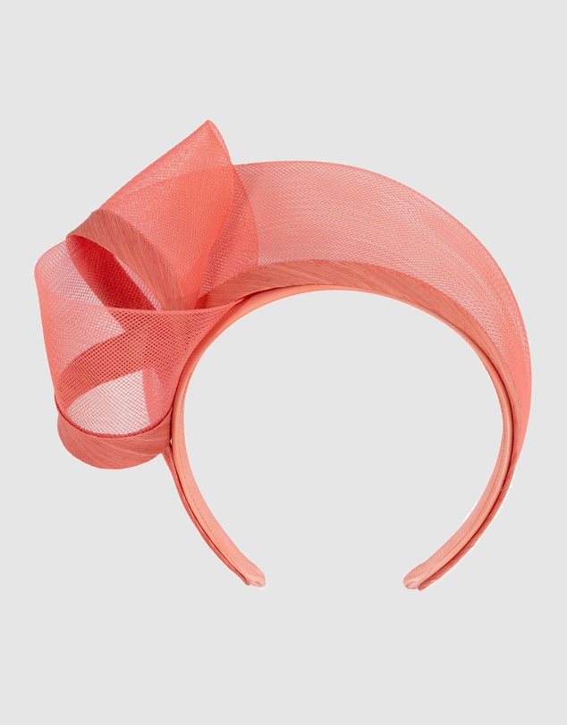 Fillies Collection - Coral Headband Fascinator
