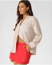 Lorna Jane - Flannel Lounge Shirt