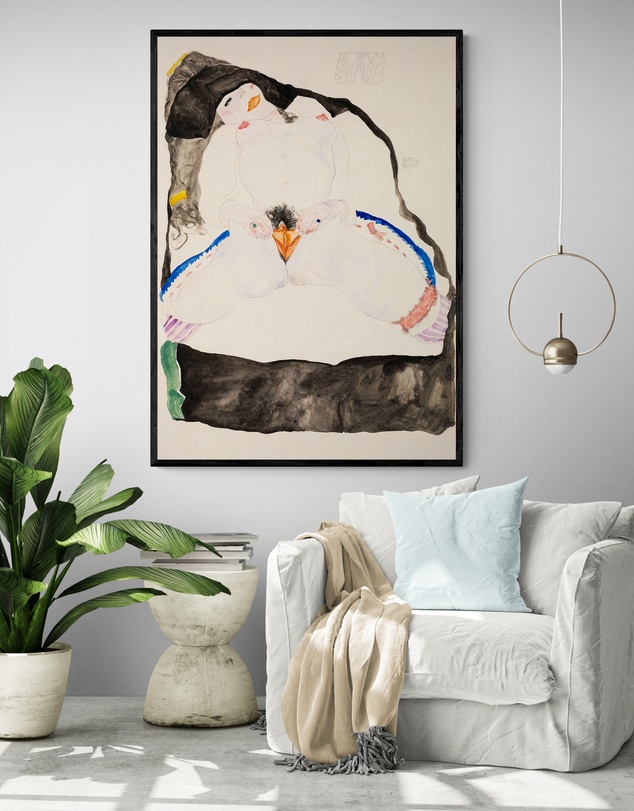 Inka Arthouse - In A Dream by Egon Schiele Art Print