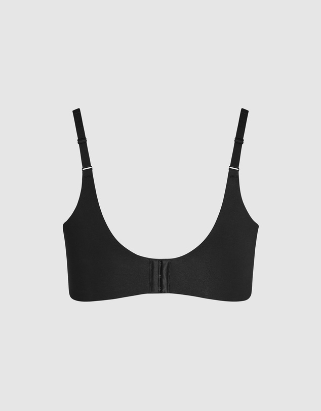 City Chic - Plus size S&C CTN TSHIRT BRA - Black