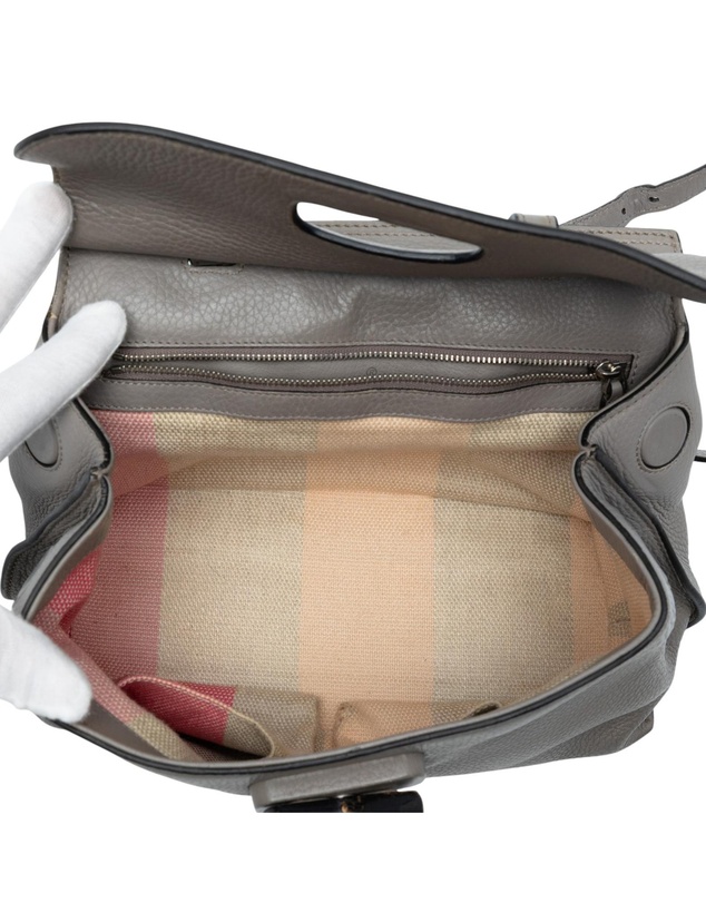 Pre-Loved by Azura Reborn - Pre-Loved Small Leather Bamboo Daily Satchel