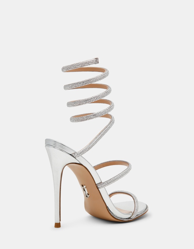 Steve Madden - Exotica-Rhs Silver Heels