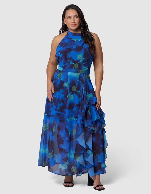 Pink Dusk by Curve Project - Kiss Kiss Maxi Dress
