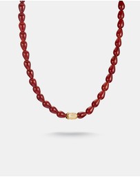 THOMAS SABO - THOMAS SABO Elyndra Necklace with Red Agate Beads