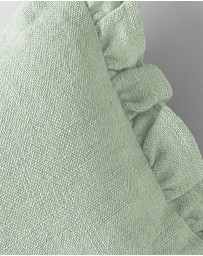 Aura Home - Ruffle Linen Cushion
