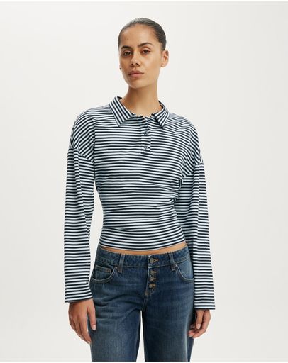 MADI STRIPE SEASIDE BLUE  INK NAVY