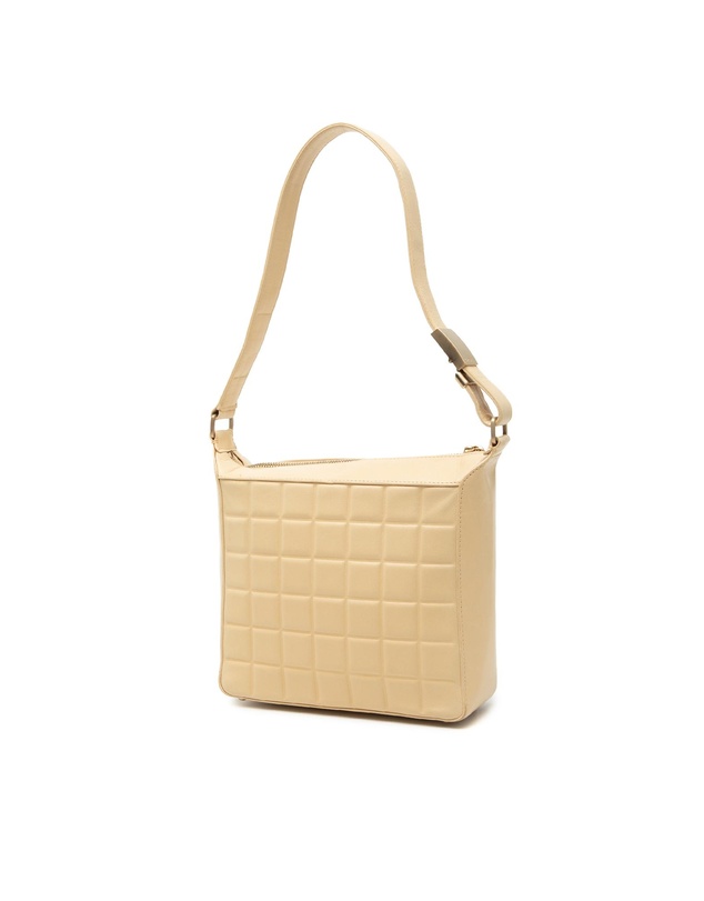 Pre-Loved by Azura Reborn - Pre-Loved CC Chocolate Bar Lambskin Shoulder Bag