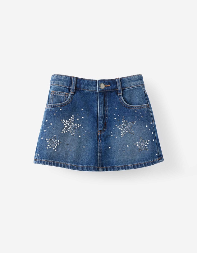 Cotton On Kids - Alayna Aline Denim Skort