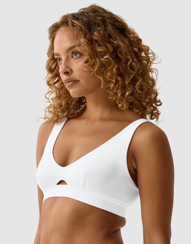 Naturana - Saturday Wirefree Wide Strap Organic Cotton Bra