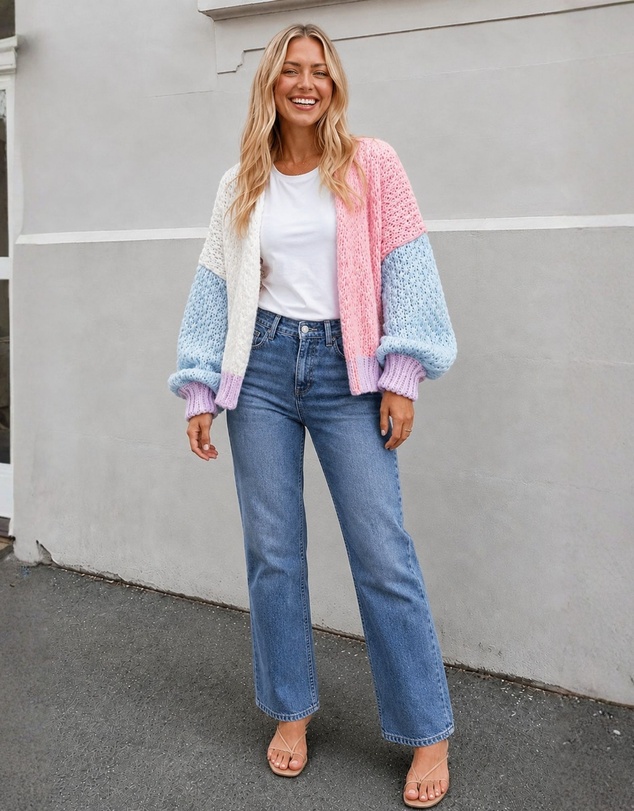 Esther & Co - Colline Cardigan - Multi