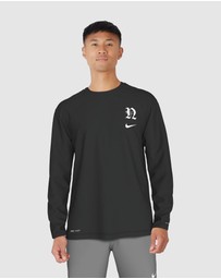 Nike - Gothic Letter Long Sleeve Hydroguard Top