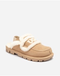 Ozwear Connection Uggs - Ugg Violet Shearling Slipper (Elastic Logo) (Detachable Feature)