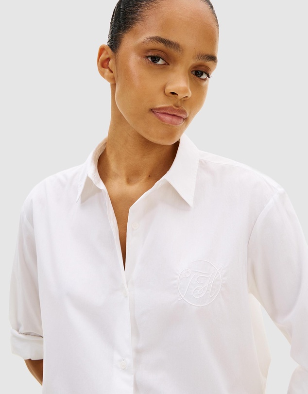 Tommy Hilfiger - Oversized Fit Logo Embroidery Shirt