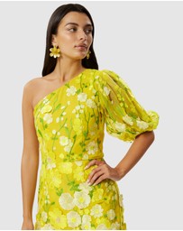Honey and Beau - Enchanted Garden One Sleeve Dress