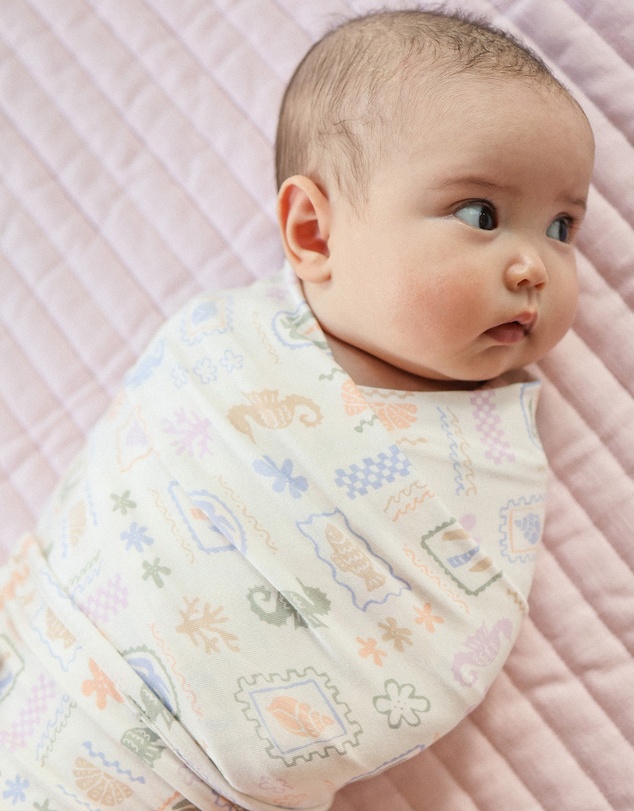 Kynd Baby - Large Stretchy Swaddle in Resort