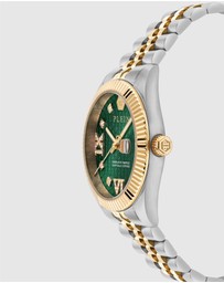 Philipp Plein - DATE SUPERLATIVE 34mm Gold-Tone Analogue