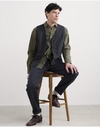 Seasalt - Seasalt Cornwall Navy Tollgate Waistcoat