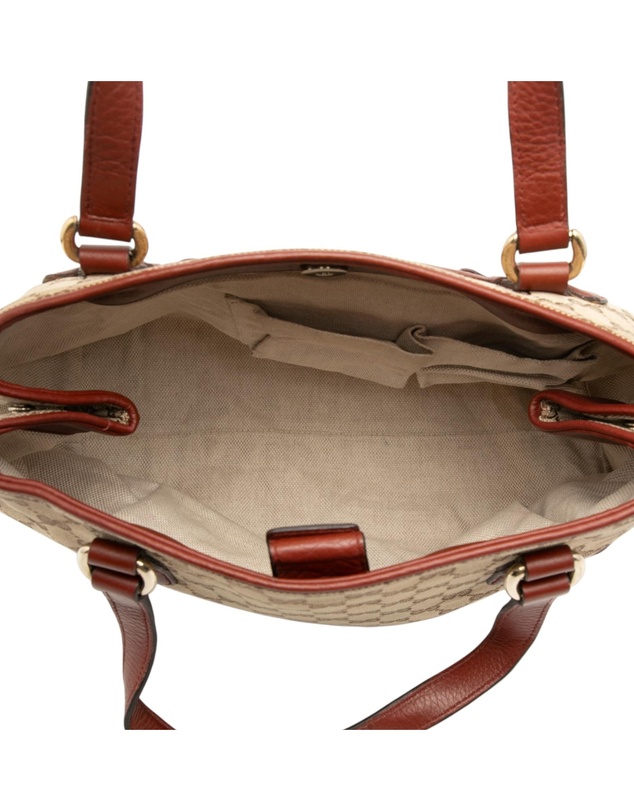 Gucci - Pre-Loved Medium GG Canvas Web Dressage Tote