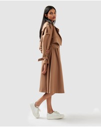 Belle & Bloom - Manhattan Cropped Trench