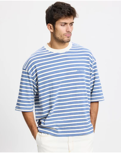Zanerobe - Stripe Crop Flow Tee