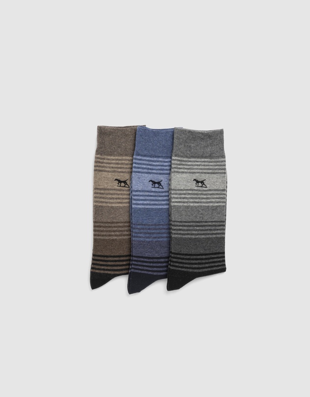 Rodd & Gunn - Stratford Stripes Sock 3 Pack