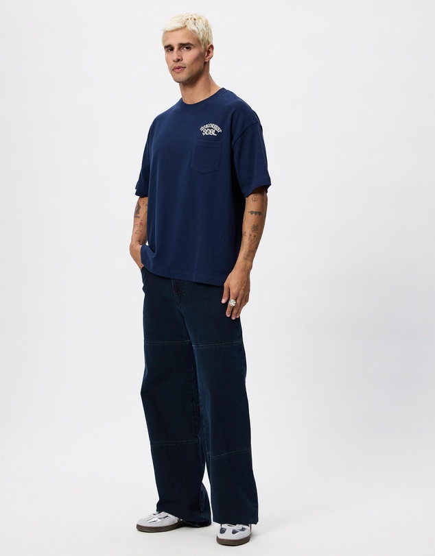 S Double - Team Heavyweight Pocket T-Shirt