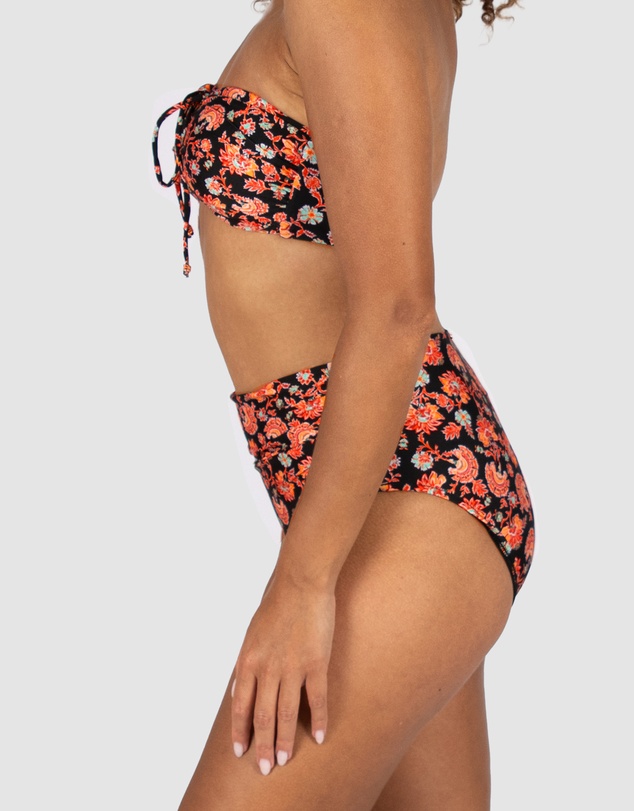 Baku Swimwear - Flamenco Gathered High Waist Bikini Bottom