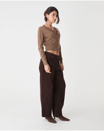 Forcast - Cassie Crew Neck Cardigan