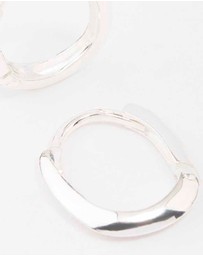 Lovisa - Sterling Silver Chubby Hoop Earrings