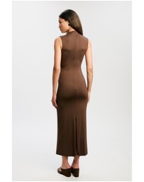 Bardot - Veneda High Neck Maxi Dress