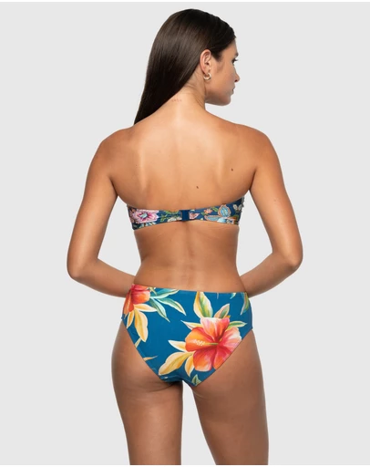 Nip Tuck Swim - Hula Hula Brigitte Ruched Bikini Pant