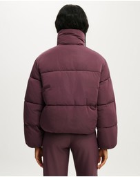 Cotton On Body Active - The Mother Puffer Funnel Neck Jacket
