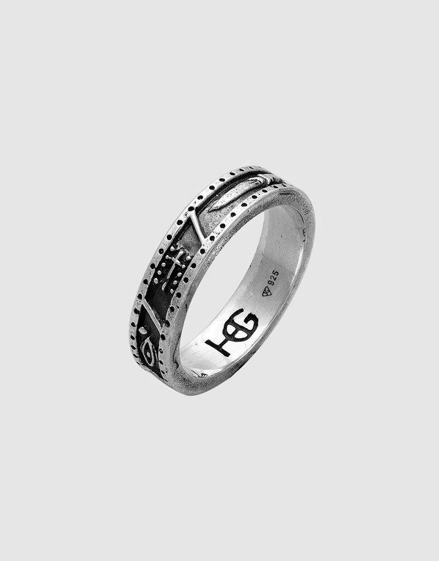 Haze & Glory - ICONIC EXCLUSIVE - Foresight Ring in Oxidised 925 Silver