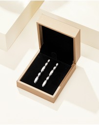 Mestige - Celine Drop Earrings - Silver Plated