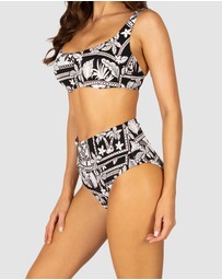 Baku Swimwear - Cruz Del Mar High Waist Bikini Bottom