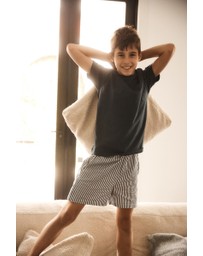 Gingerlilly - Rebecca Judd x Gingerlilly Mini Noah Cotton Short PJ Set