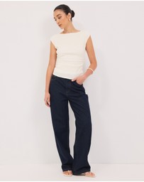 Calli - Hazel Assymetric Jersey Top