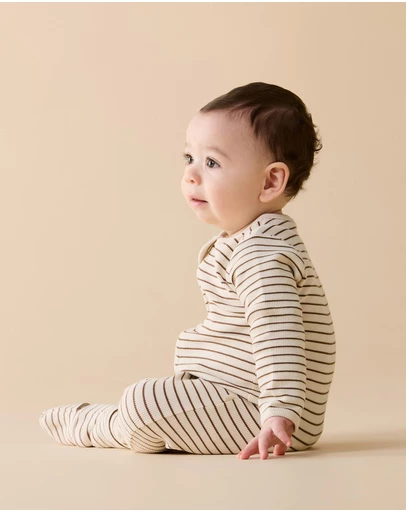 Wilson & Frenchy - Organic Waffle Zipsuit - Babies