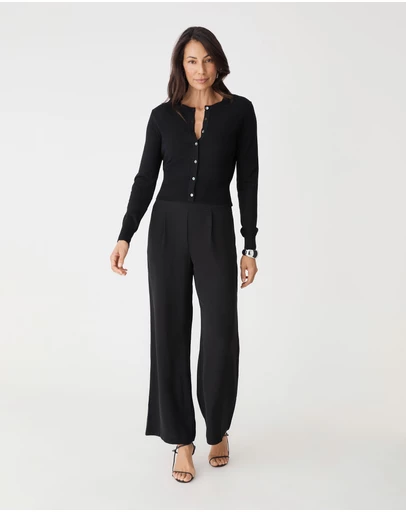Forcast - Jessie Crew Neck Cardigan