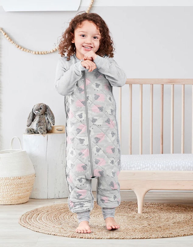 Love to Dream - Sleep Suit 2.5 TOG Organic Wool in Pink