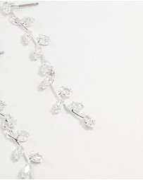 Lovisa - Cubic Zirconia Leaf Drop Earrings