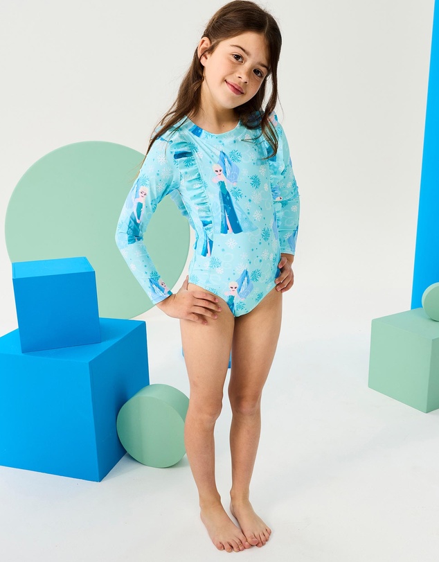 Rock Your Kid - Frozen Long Sleeve Swimsuit - ICONIC EXCLUSIVE - Kids
