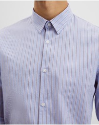 Country Road - Long Sleeve Cotton Stretch Strap Shirt