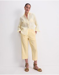 Sportscraft - Rosa Crop Linen Pant