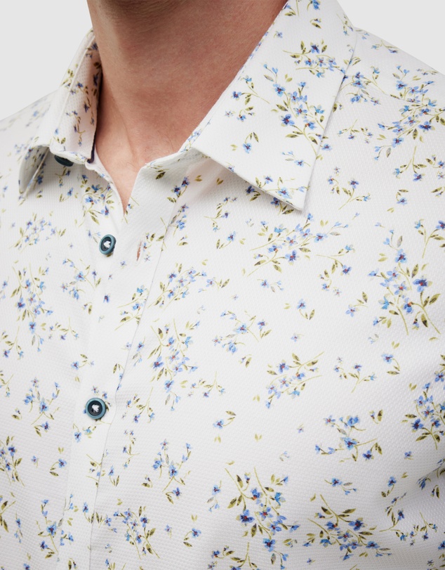 Politix - Bouquet Print Long Sleeve Shirt