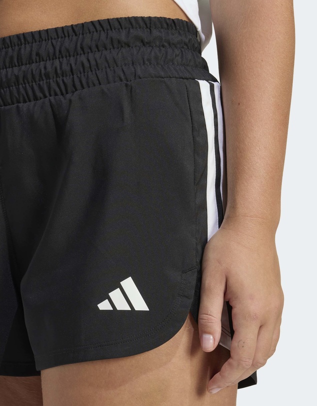 adidas Performance - Pacer Workout Woven High Rise Shorts Womens