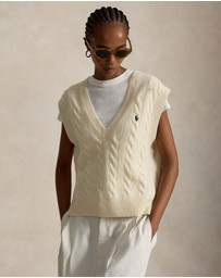 Polo Ralph Lauren - Cable-Knit Wool-Cashmere Sweater Vest